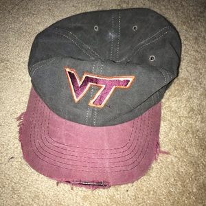 Vintage Virginia Tech adjustable dad hat/skate